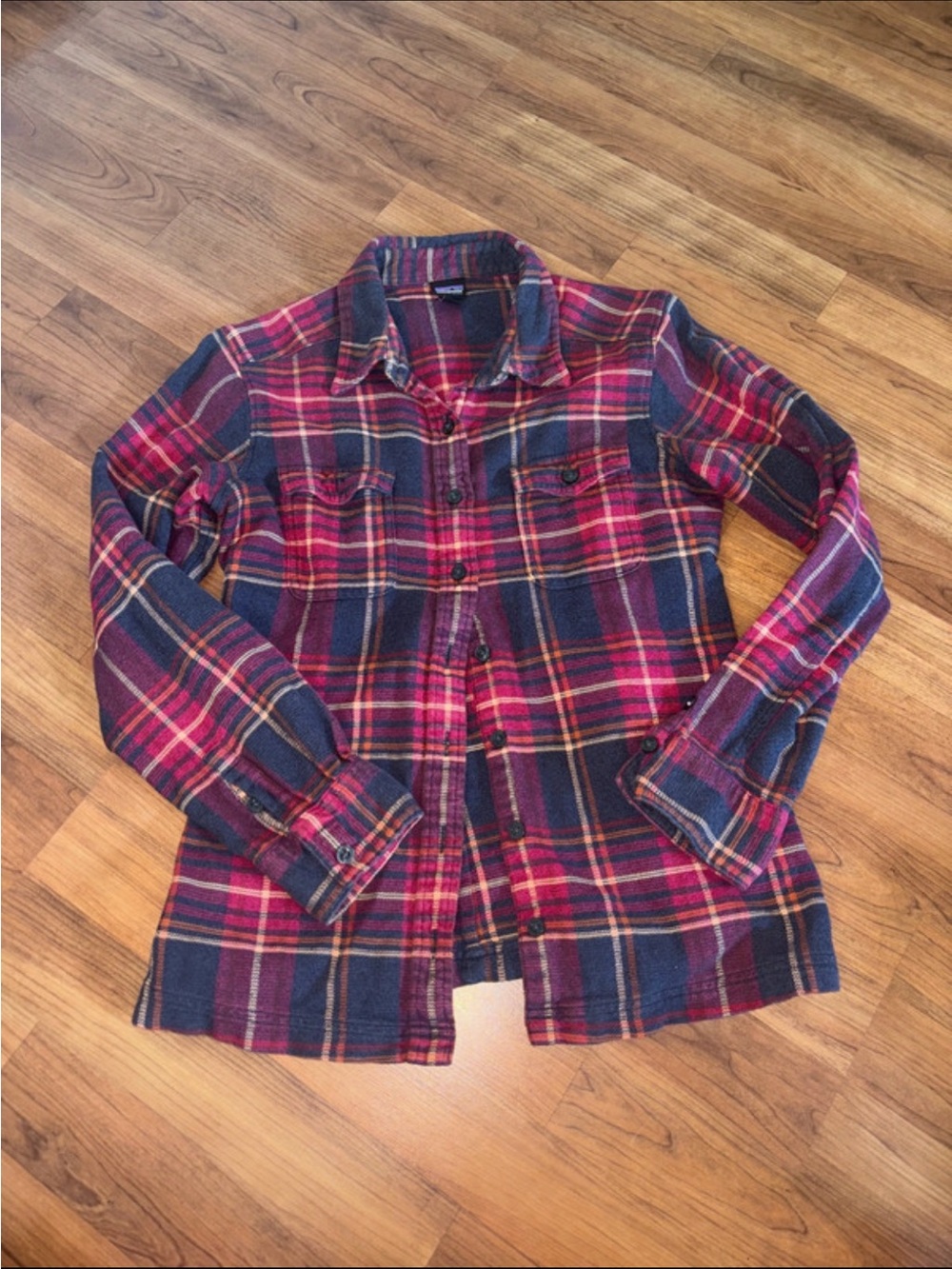Patagonia Fjord Flannel Shirt Size 4